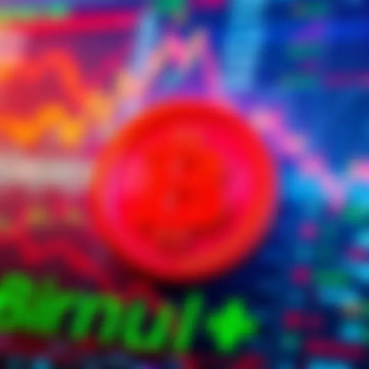 Binance logo with a background of financial graphics, highlighting controversy over Iran transactions