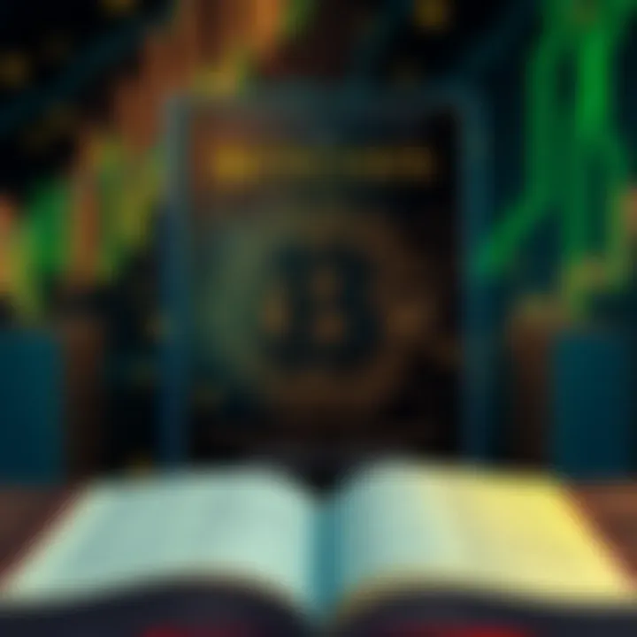 Book Cover for Birth of Bitcoin Cover illustration for the book 'Birth of Bitcoin' featuring a digital Bitcoin symbol and book pages