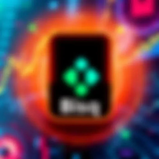 A digital graphic showing the logo of Bisq with updates highlighted and a background of decentralized trading elements