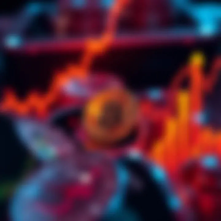 A collection of Bitcoin articles with rising graphs and charts, highlighting increased market interest.