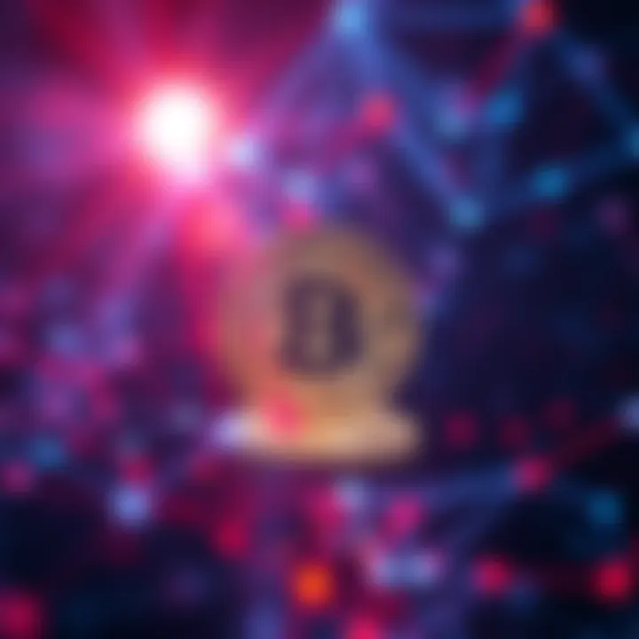 A visual representation of Bitcoin moving to the Cardano network, highlighting the vibrant DeFi activity in the ecosystem.