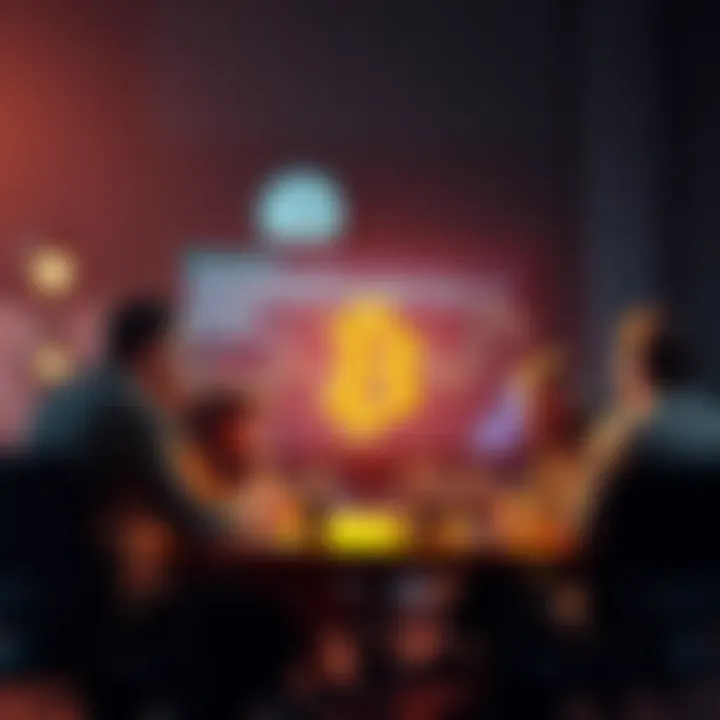 Bitcoin Discussion Thread A group of people chatting about Bitcoin online in a forum setting.