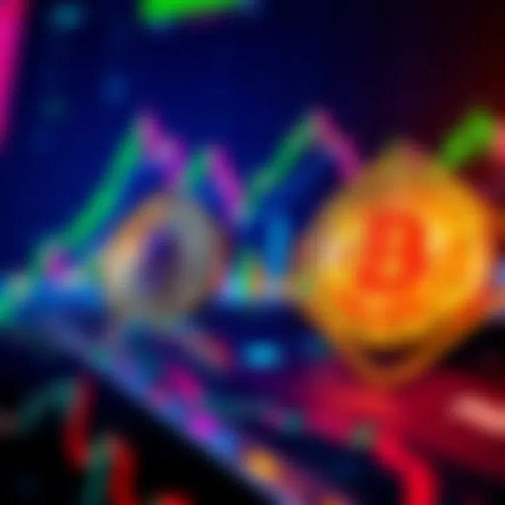 Charts showing Bitcoin and Ethereum reaching support levels, signaling potential altcoin growth