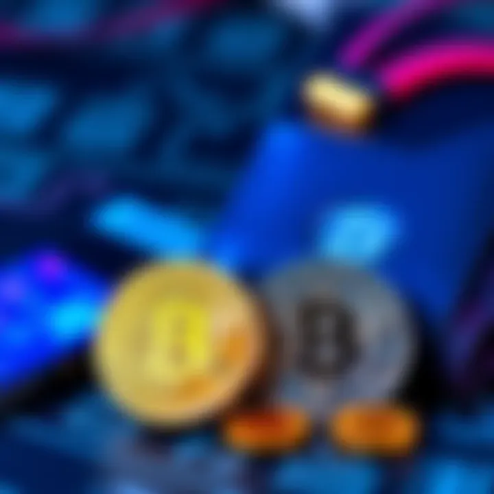 A close-up of Bitcoin and IBIT coins next to hardware wallets, symbolizing secure storage for digital assets.