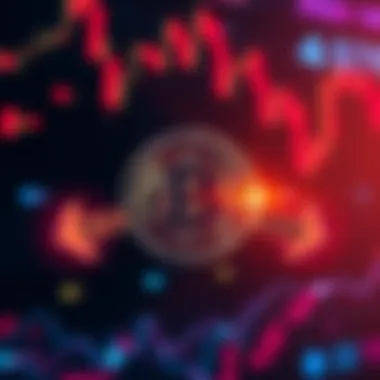 A graphic showing Bitcoin with arrows indicating risk and reward, symbolizing 50x and 100x leverage options in trading