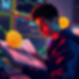 A person contemplating the future of Bitcoin while reviewing news articles and charts related to crypto trends and regulations.