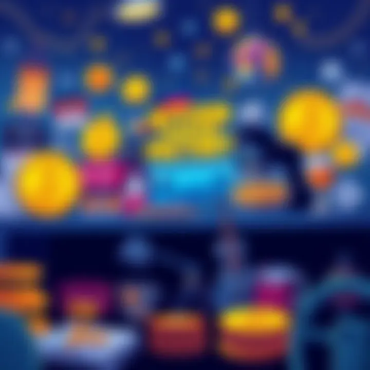 A fun illustration showing a variety of Bitcoin memes and catchy page names like 'Bitcoin Meme Factory'.