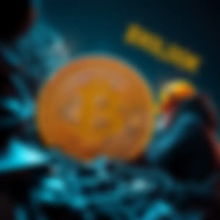 A visual representation of rising Bitcoin mining costs, showing a Bitcoin symbol with a price tag of over $90K, and a worried miner looking at the skyrocketing expenses.