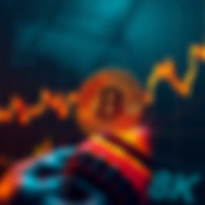 A chart showing Bitcoin's price movement nearing the 83K mark with upward trends and market analysis indicators