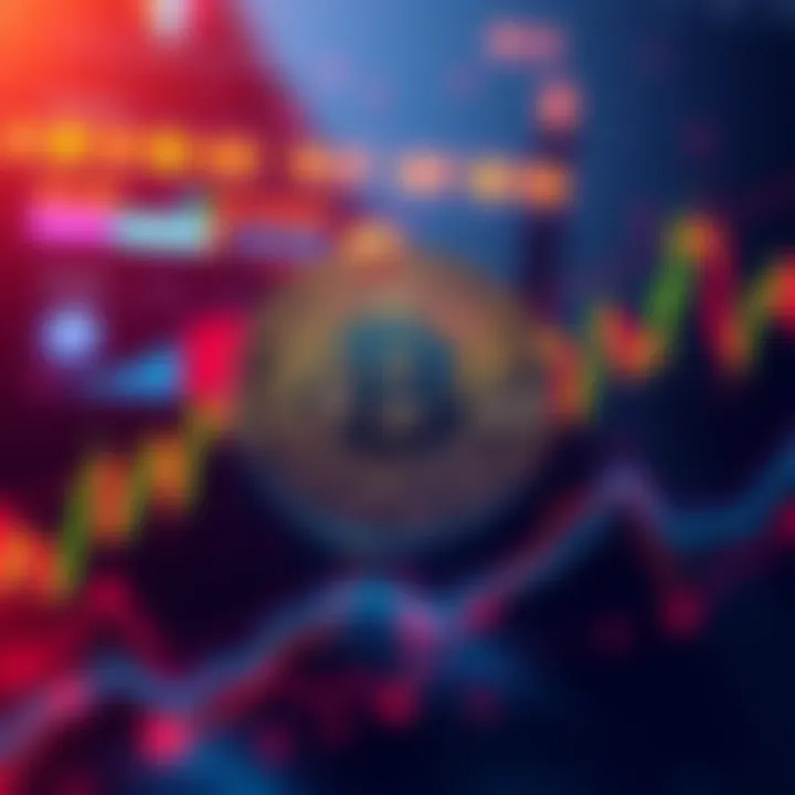 A fluctuating Bitcoin price chart showing volatility in November 2025, indicating uncertainty in the market