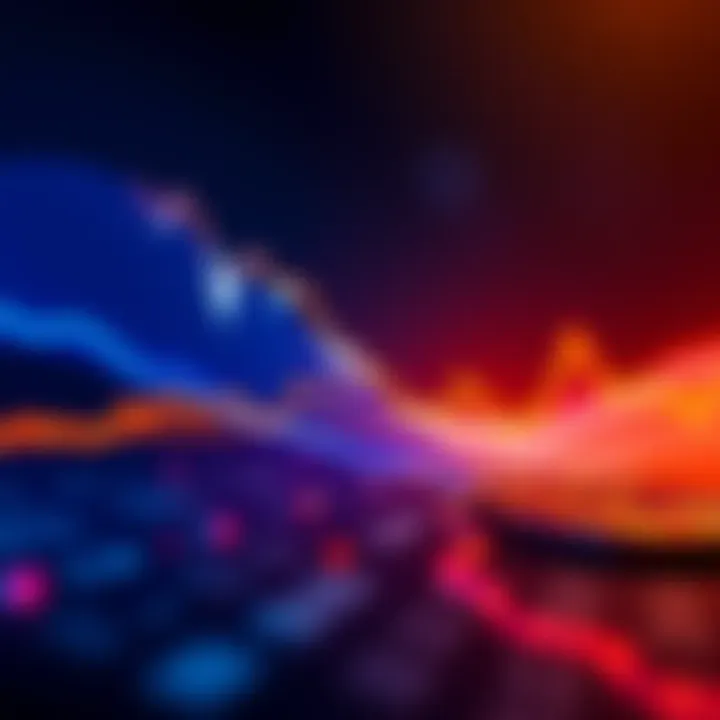 A line graph showing Bitcoin's price stagnating over time with a flat trend line.