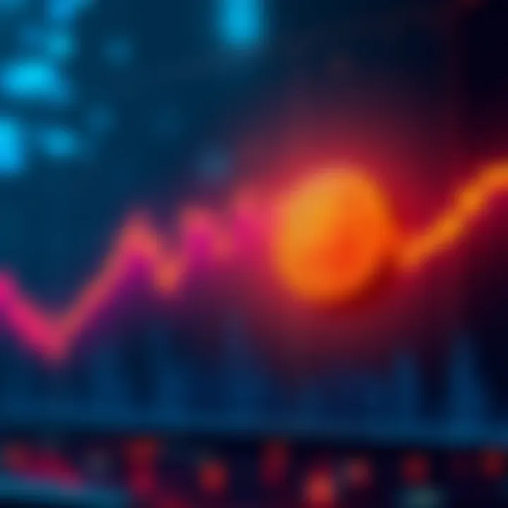 A graph showing Bitcoin's price decline over the last five months, indicating a significant downward trend