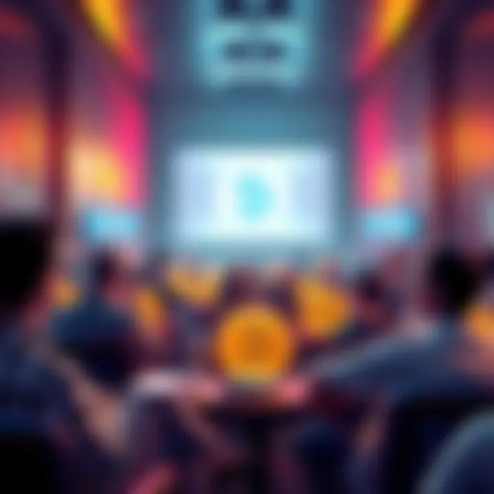 People discussing the potential decline of Bitcoin prices and investment strategies in a community forum setting