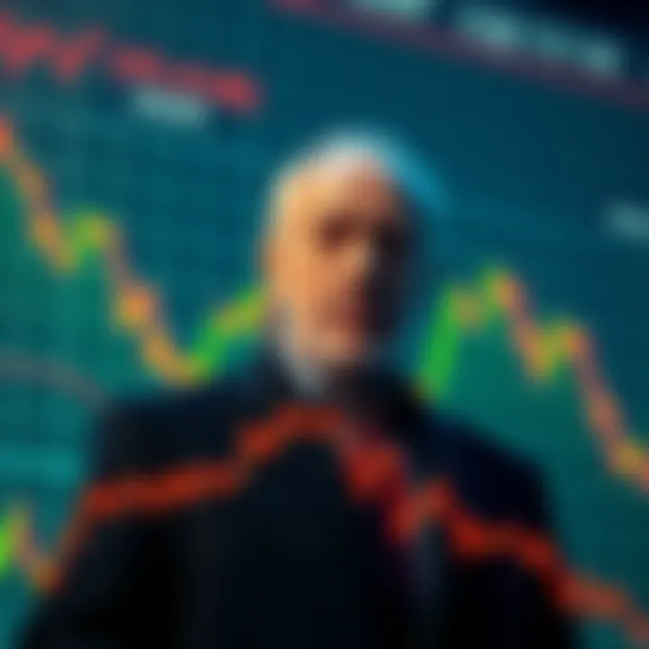 A graph showing Bitcoin's value declining below $20,000 with an image of Peter Schiff