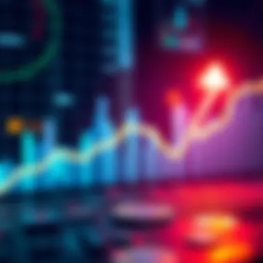A graph showing Bitcoin's price decline approaching $50K with a downward arrow