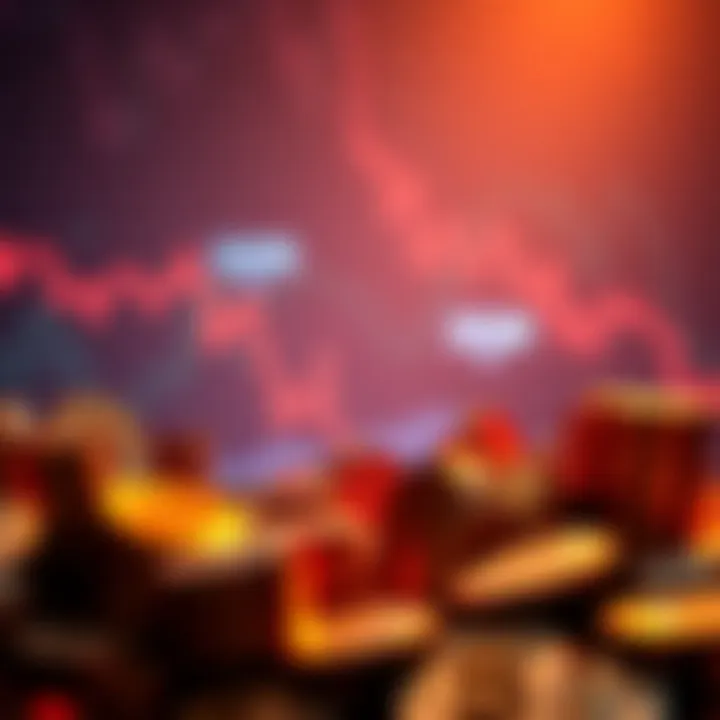 Bitcoin's Price Drop Graph showing Bitcoin's rapid decline from a record high, illustrating sharp drop and volatility in the crypto market.