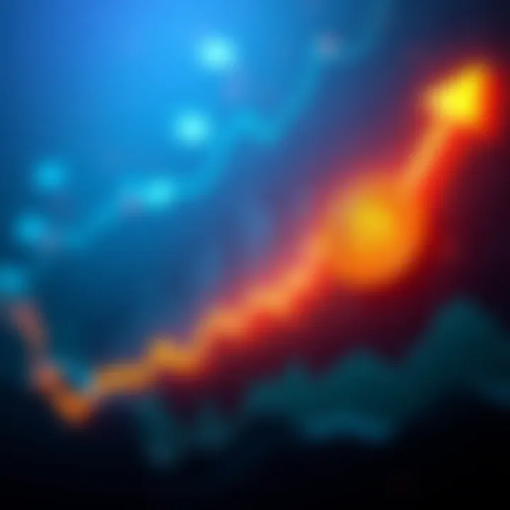 Bitcoin Price Increase A graph showing the rising price of Bitcoin over time with a question mark, symbolizing uncertainty about its value as an investment.