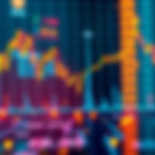 Graph showing sharp price fluctuations of Bitcoin.