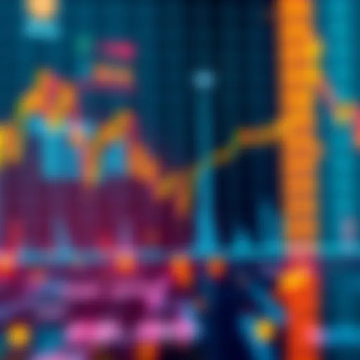 Graph showing sharp price fluctuations of Bitcoin.