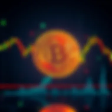 A visual representation of Bitcoin's price chart showing stability amid market fluctuations, with hints of political influence.