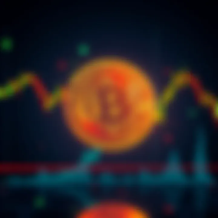 Bitcoin Price Stability A visual representation of Bitcoin's price chart showing stability amid market fluctuations, with hints of political influence.