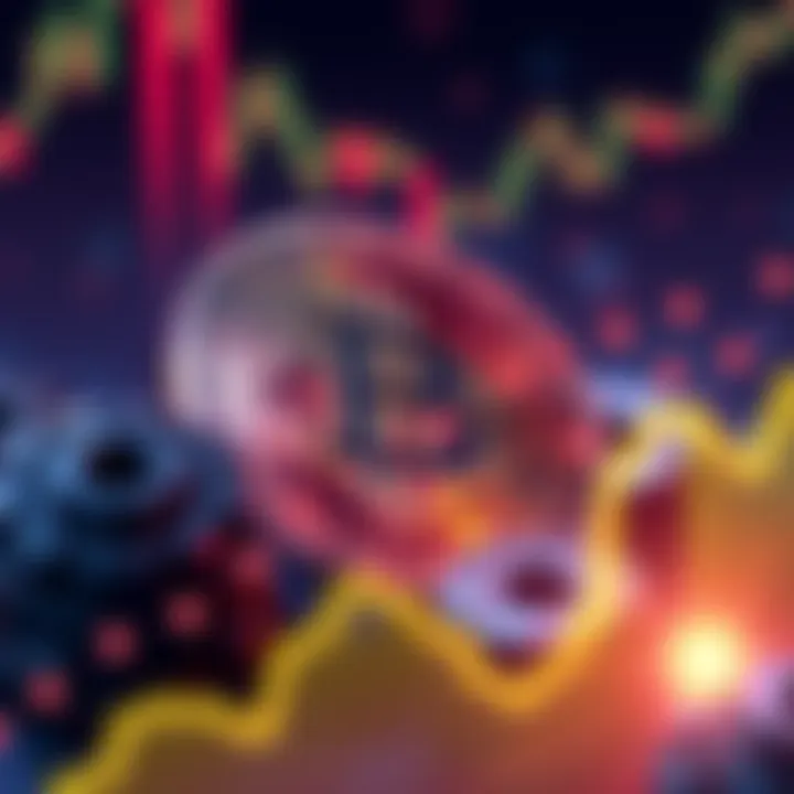 Bitcoin graphic showing price reaching $65K alongside options expiration notice