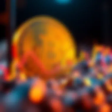 Bitcoin price surge Bitcoin represented with a rising graph, symbolizing strong buying interest and potential price jump