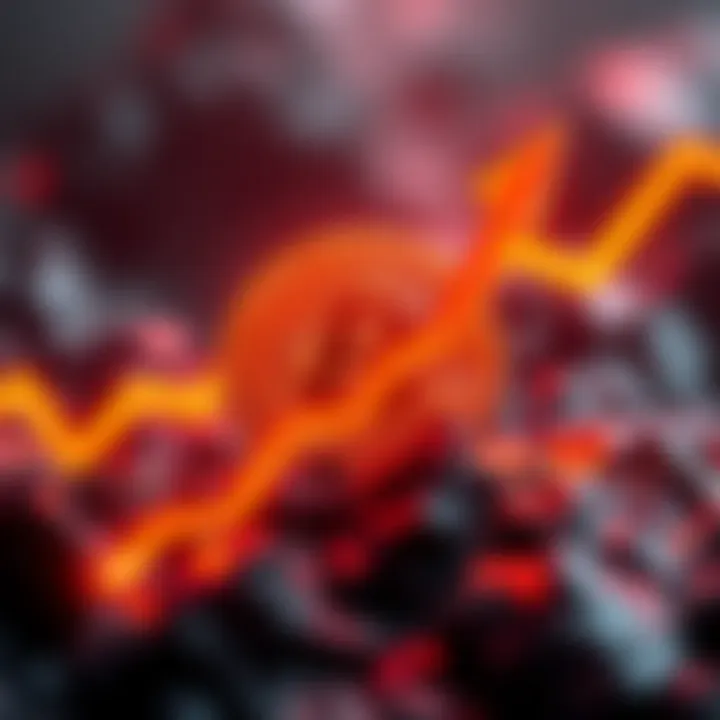 Bitcoin Price Surge Bitcoin logo with an upward trend arrow and $76,500 displayed, symbolizing its recent price increase amid global tensions.