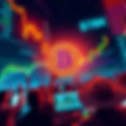 A graphic showing the rise in Bitcoin prices from $64K to $78K with excited traders and charts in the background.
