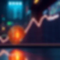 Bitcoin Price Surge Graph showing Bitcoin price reaching $40,000 with upward trend