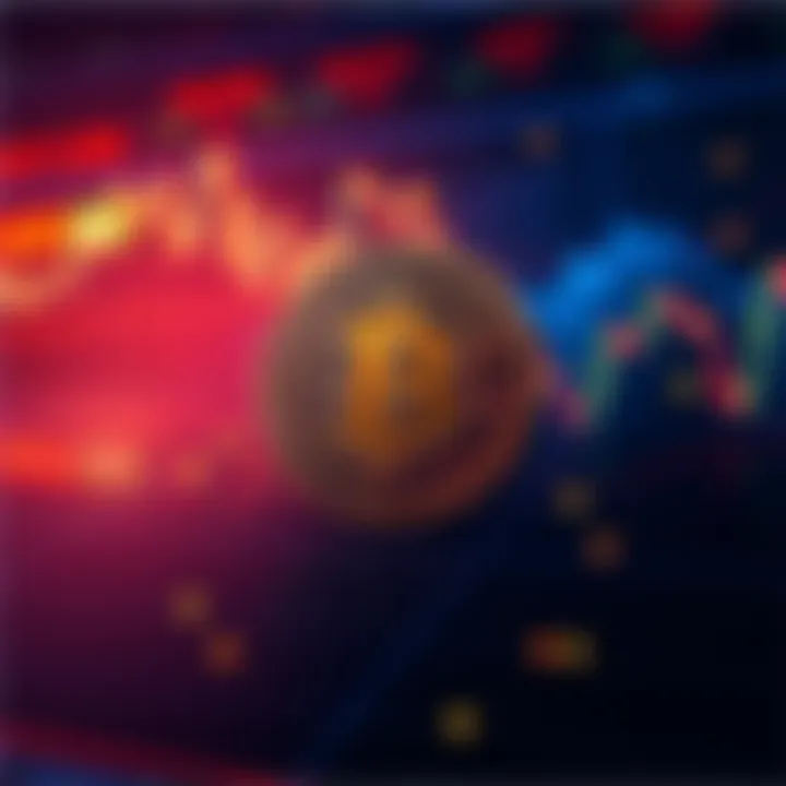 Bitcoin price trends A graph showing Bitcoin's price prediction with a possible drop to $53K and a bounce back to $62K