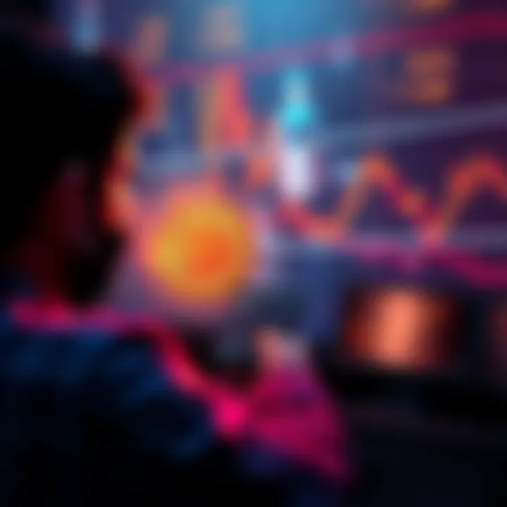 Investors watching Bitcoin price chart as it approaches all-time high, with some preparing to sell their holdings.