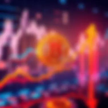 Graph showing Bitcoin's price increase with arrows indicating growth towards 2 billion USD.