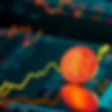 Bitcoin logo with a rising graph line near the $40,000 mark, symbolizing market movement.