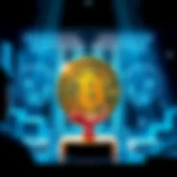 A bold Bitcoin advertisement showcasing a critique of the banking system and highlighting cryptocurrency benefits