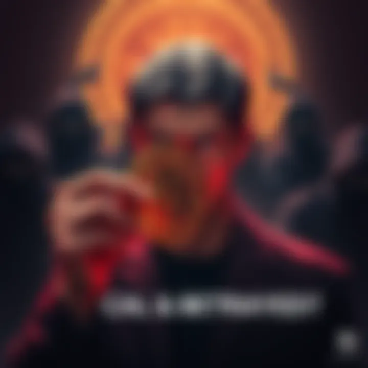 A person looking disappointed while holding a Bitcoin symbol, with shadowy figures in the background representing conspiracy.