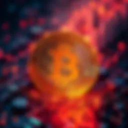 A visual representation showing a Bitcoin logo transitioning into a simple JSON database, illustrating the loss of security and trust in cryptocurrency.