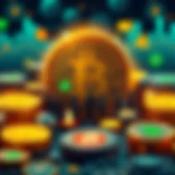 Illustration showing key features of Bitcoin Cash including low transaction fees, smart contracts, and decentralization icons