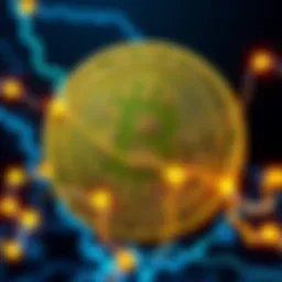 BitcoinCash and Lightning Network Illustration A graphic showing BitcoinCash logo alongside Lightning Network symbols, depicting the relationship between them in digital payments.