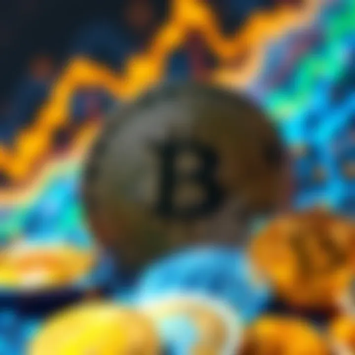 Bitcoin Cash with Wrapped Bitcoin concept A visual representation of Bitcoin Cash integrating Wrapped Bitcoin, featuring Bitcoin logos and blockchain elements