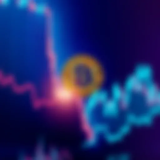 A downward trending Bitcoin price chart with a $63,000 mark highlighted, illustrating the recent drop in value.