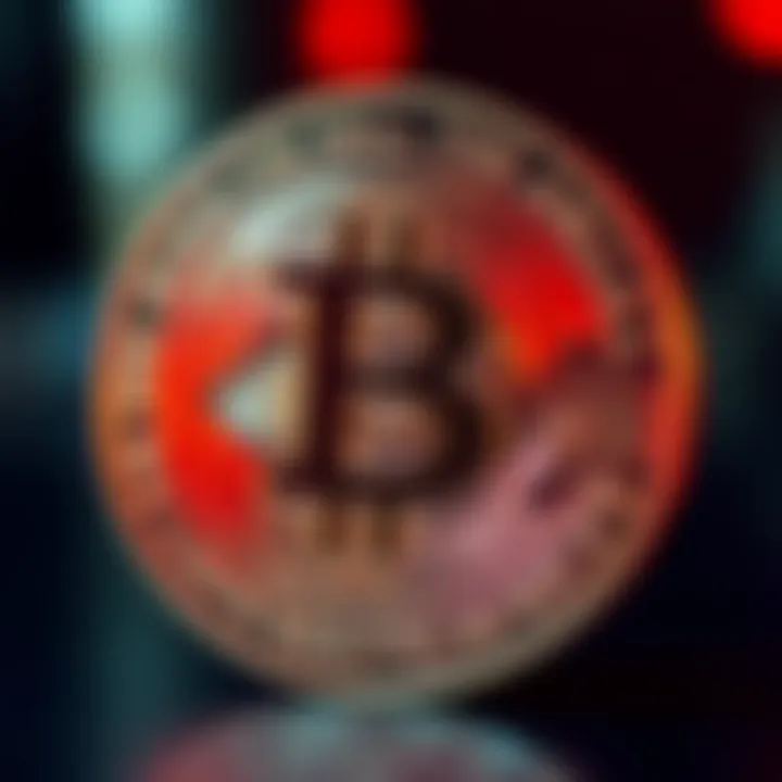 A shiny Bitcoin coin displaying the number 21, representing the total supply limit