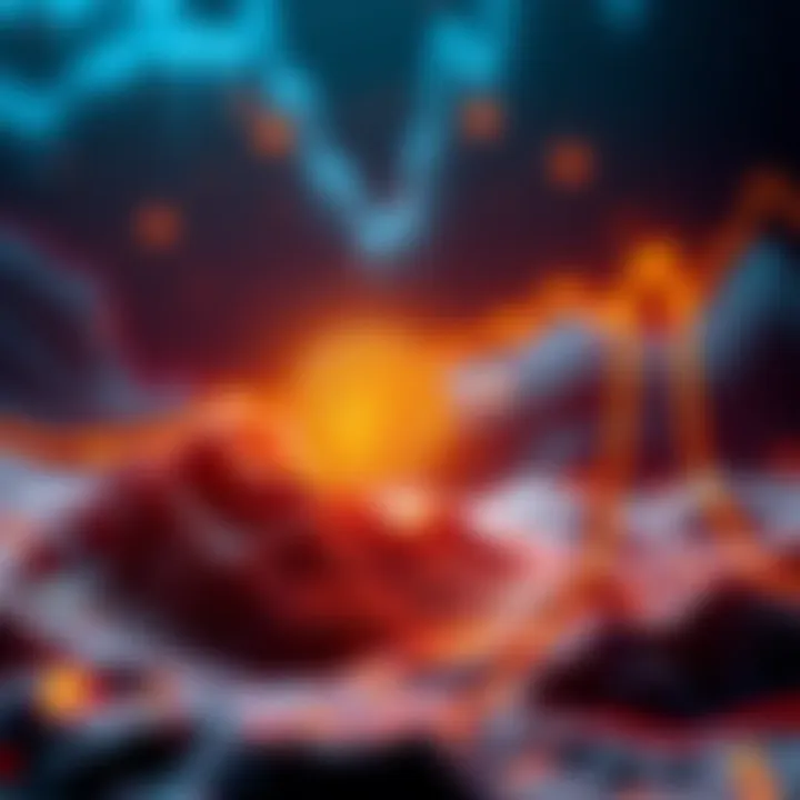 A visual representation of Bitcoin's market trends and predictions for the upcoming years, showing potential paths of decline or recovery.