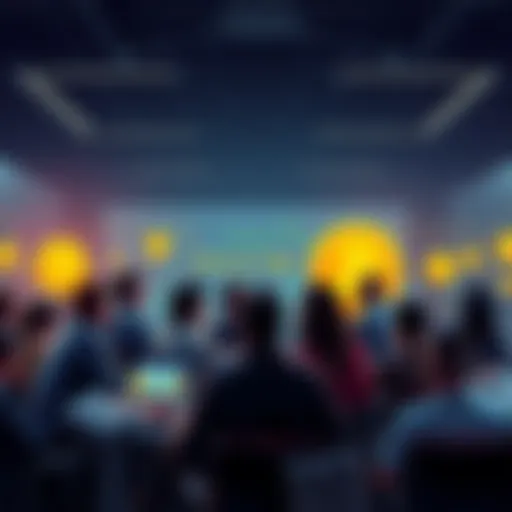 People engaging in a lively chat about Bitcoin on a forum