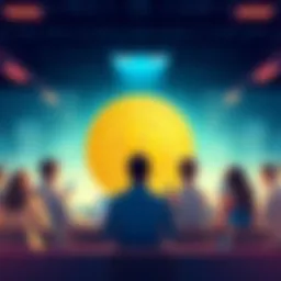 People discussing Bitcoin in a digital forum setting
