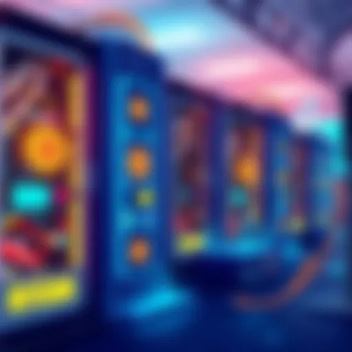 Illustration showing Bitcoin mining rigs with cost factors like electricity and hardware highlighted