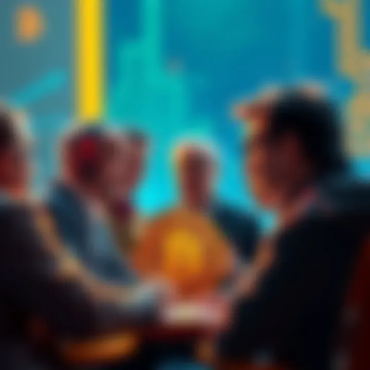 A group of Bitcoin experts discussing the proposal to freeze Satoshi Nakamoto's coins, with Binance's Changpeng Zhao advocating for action against quantum threats.
