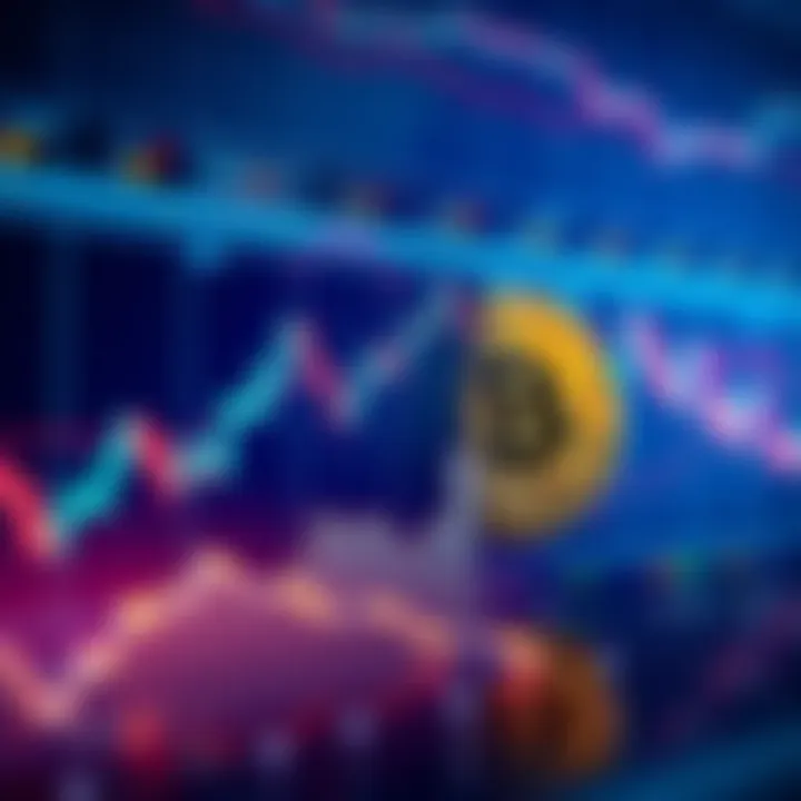 A chart displaying Bitcoin's price changes, highlighting both rising and falling trends, with a focus on recent support from companies like MSTR.