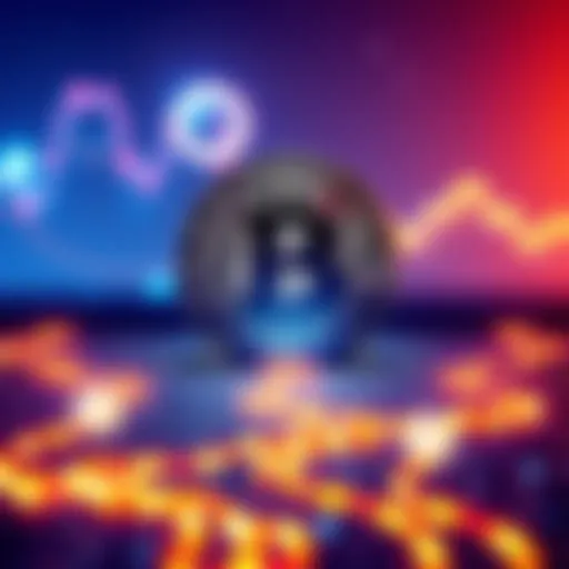 Visual representation of Bitcoin symbol alongside two branching paths representing different forks, eCash and BIP-110