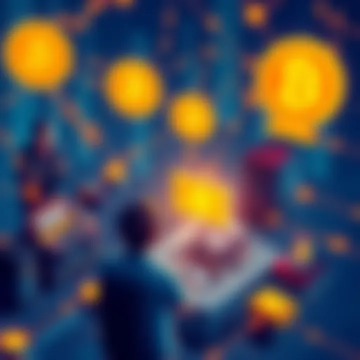 Bitcoin Game Theory Stakeholders Illustration showing miners, users, developers, market entities, and exchanges interacting in a decentralized network